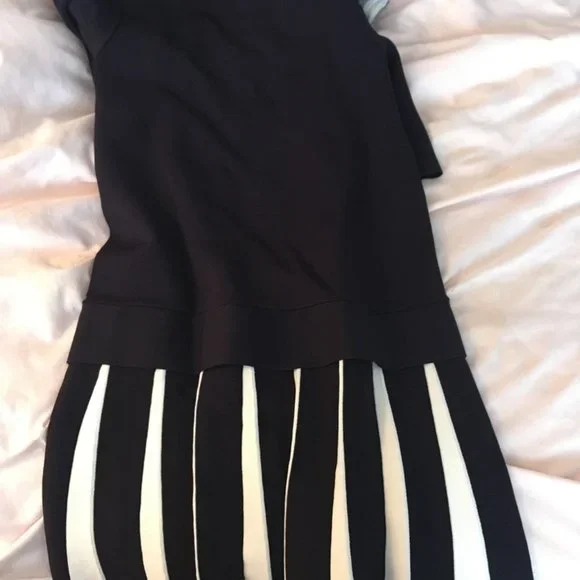 Ted Baker Hethia Pleat Knit Dress navy white size 1 *PLEASE READ* - Picture 16 of 16